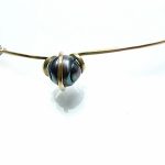 18ctgold and pearl pendant